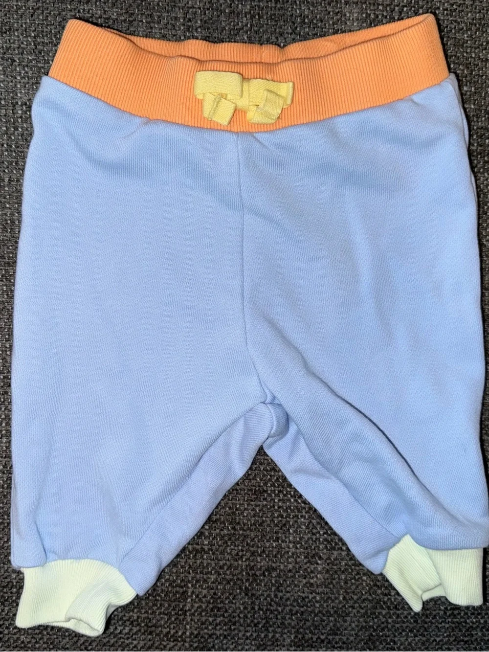 Ralph Lauren Pastel Colorblock Baby Sweat Set - Light Blue, Yellow, Orange, Mint